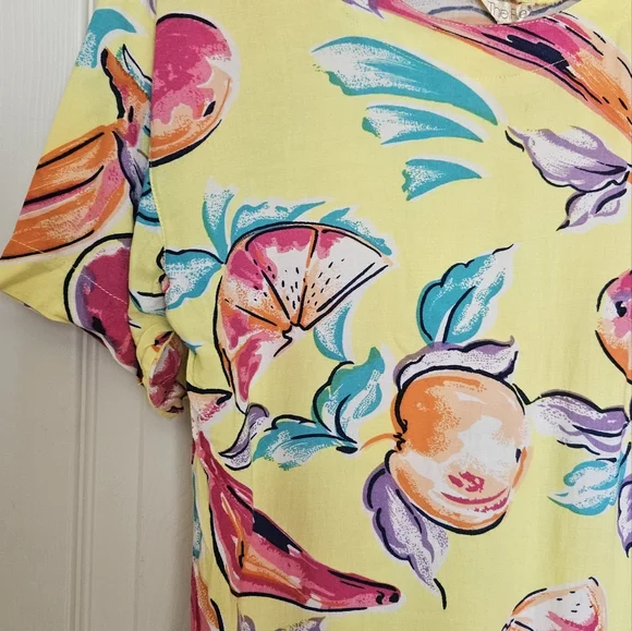 Vintage Floral Tee By The Five Size Medium - Picture 12 of 12